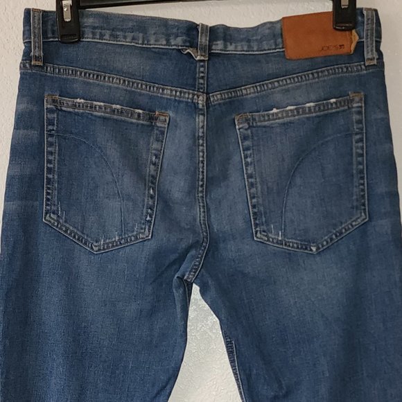 JOE'S Jeans Blue Denim Distressed Skinny Ankle Jeans Size 31 - Picture 7 of 7